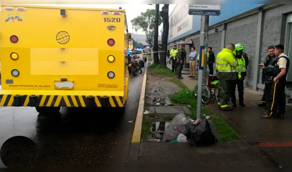 Colombia: armaron plan como escena de película y roban vehículo blindado [VIDEO]