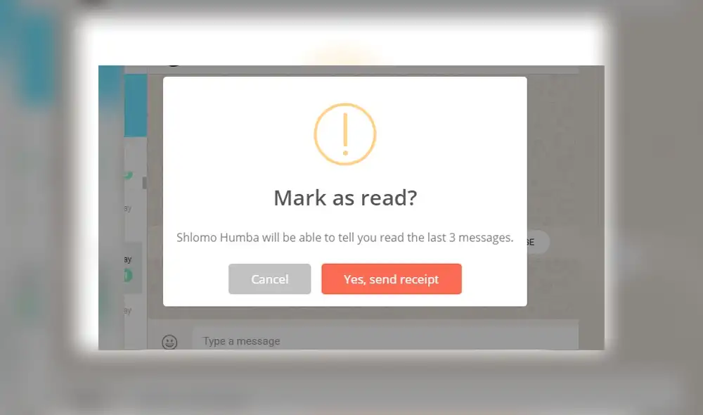 Y marcar como leídos en un momento a elección.