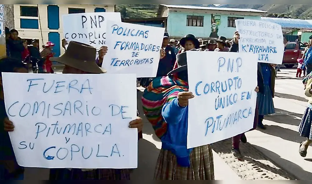 Población. Acusaban a efectivos de estar de lado de detenidos.