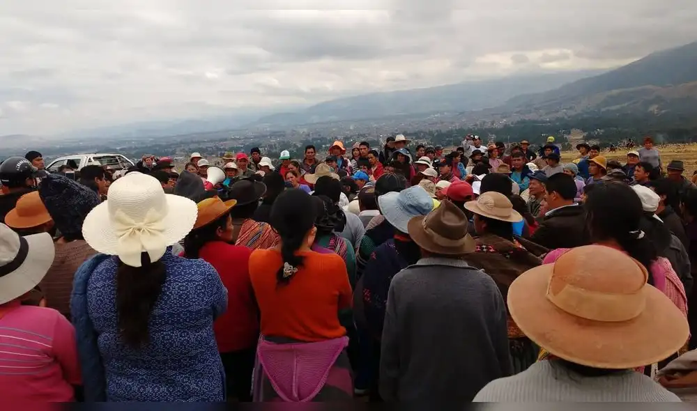 Comuneros de Huamanmarca se oponen a construcción de planta de tratamiento de residuos sólidos [FOTOS]