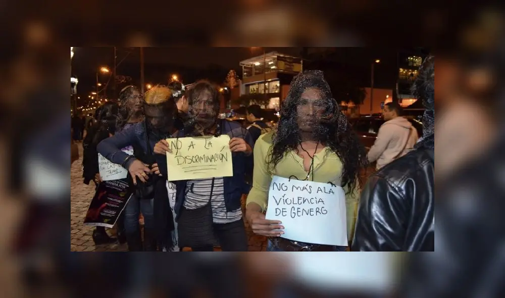 Alejandra marchaba junto a sus compañeras para exigir garantías y justicias en la comunidad trans. Foto: Red Comunitaria Trans (@redcomunitariat)