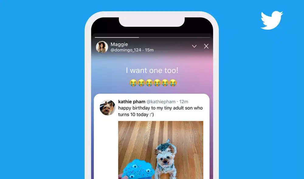 Las stories llegan oficialmente a la plataforma de Twitter. Foto: Composición La República Las stories llegan oficialmente a la plataforma de Twitter. Foto: Composición La República