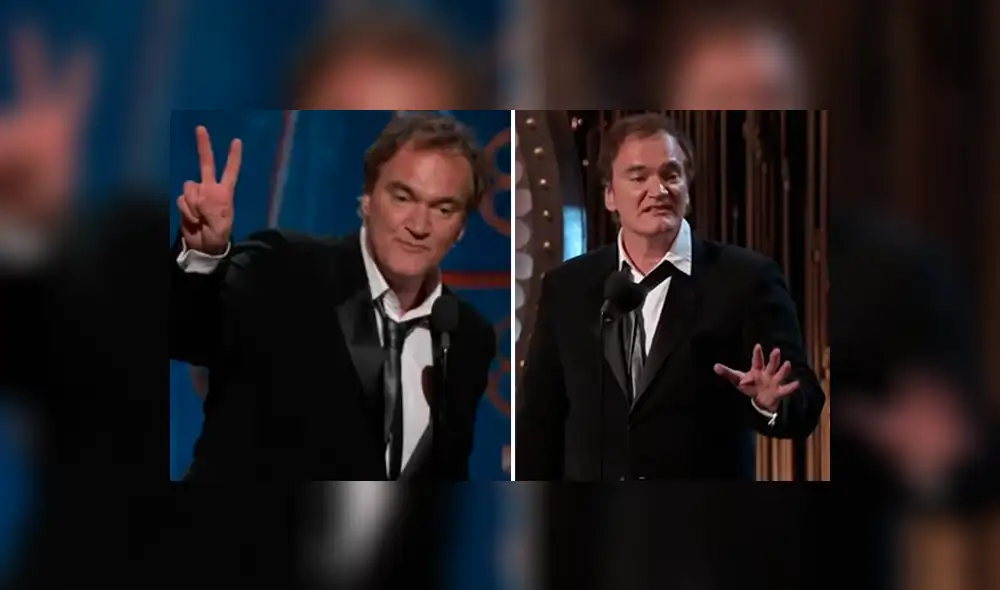 Premios Oscar: Tarantino ganó, orquesta interrumpió su discurso y él la calló