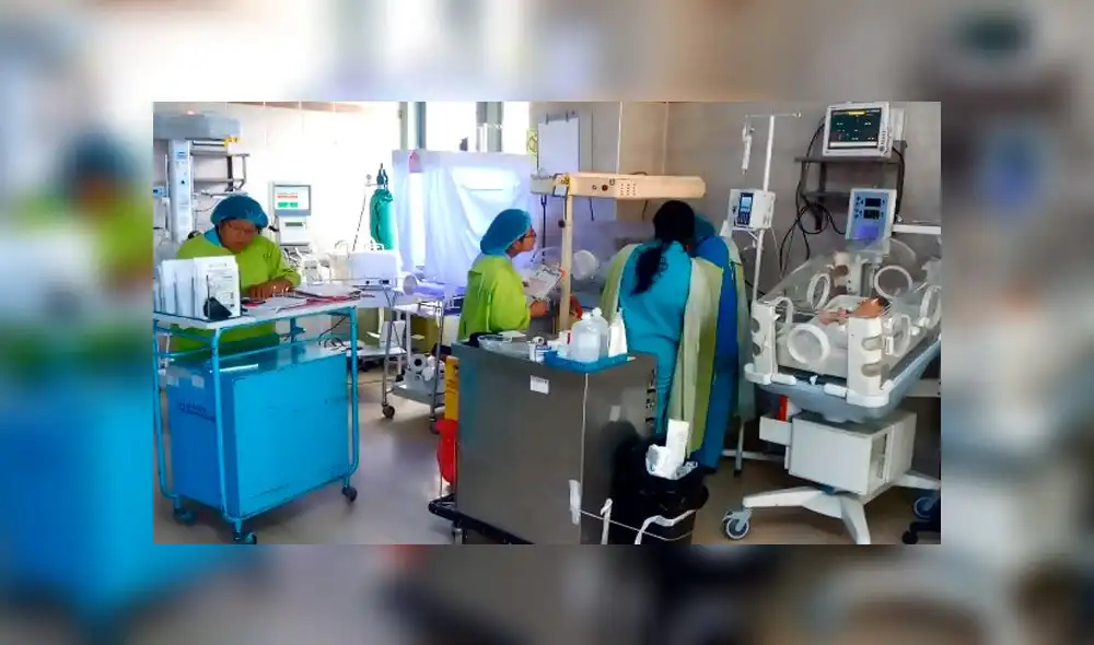 Colapsó el área de Neonatologia del Hospital Regional de Cusco