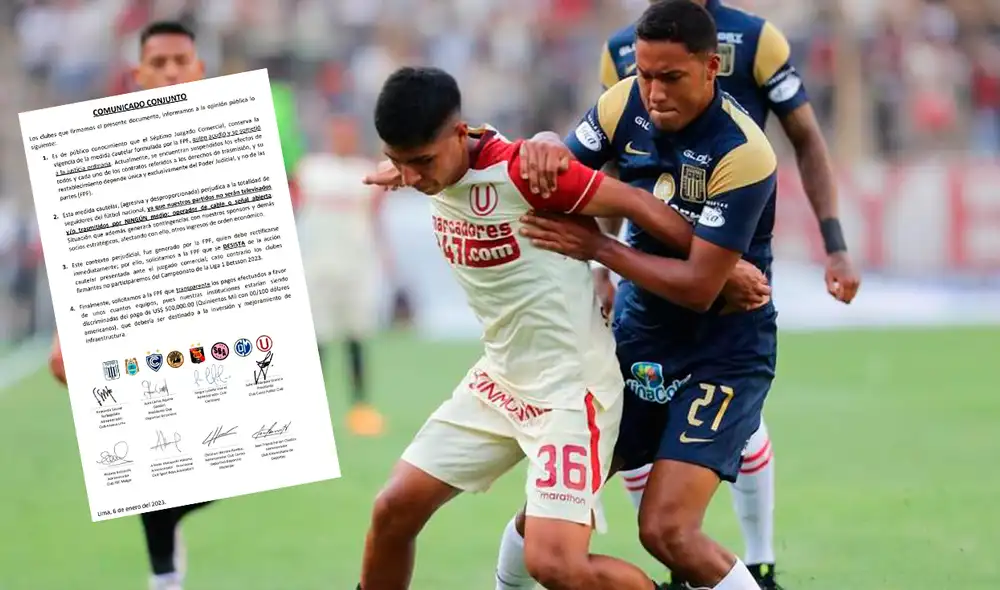 La Liga 1 2023 inicia el próximo 21 de enero y no podría contar con la participación de Universitario y Alianza Lima. Foto: composición GLR La Liga 1 2023 inicia el próximo 21 de enero y no podría contar con la participación de Universitario y Alianza Lima. Foto: composición GLR