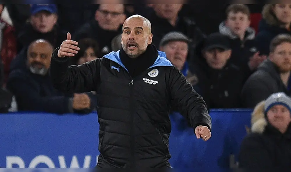 Pep Guardiola, DT de Manchester City, pidió a los hinchas que se queden en casas. Foto: AFP