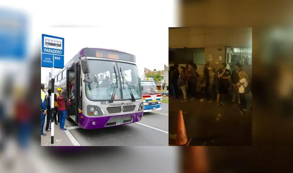 Pasajeros indignados por ineficiente servicio del Corredor Morado [VIDEO]