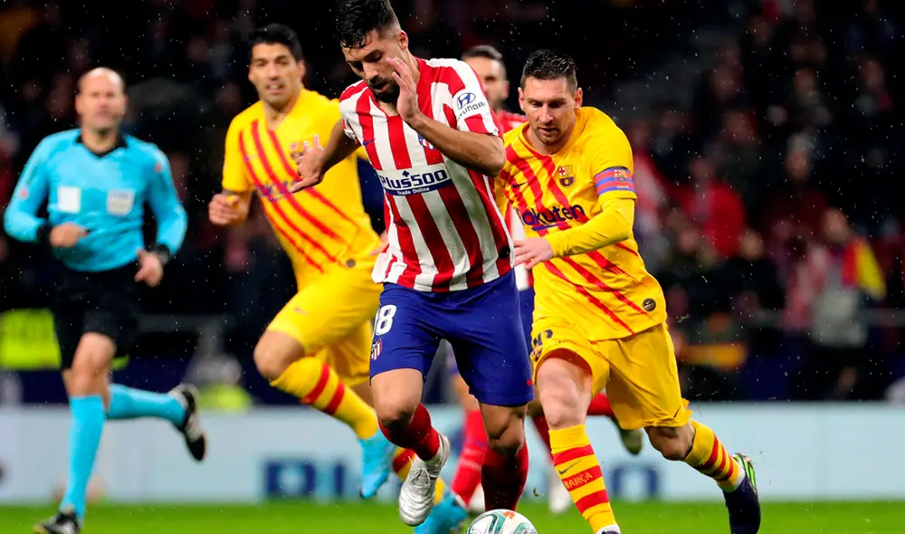 Barcelona vs.Atlético de Madrid en la Liga Santander. Barcelona vs.Atlético de Madrid en la Liga Santander.
