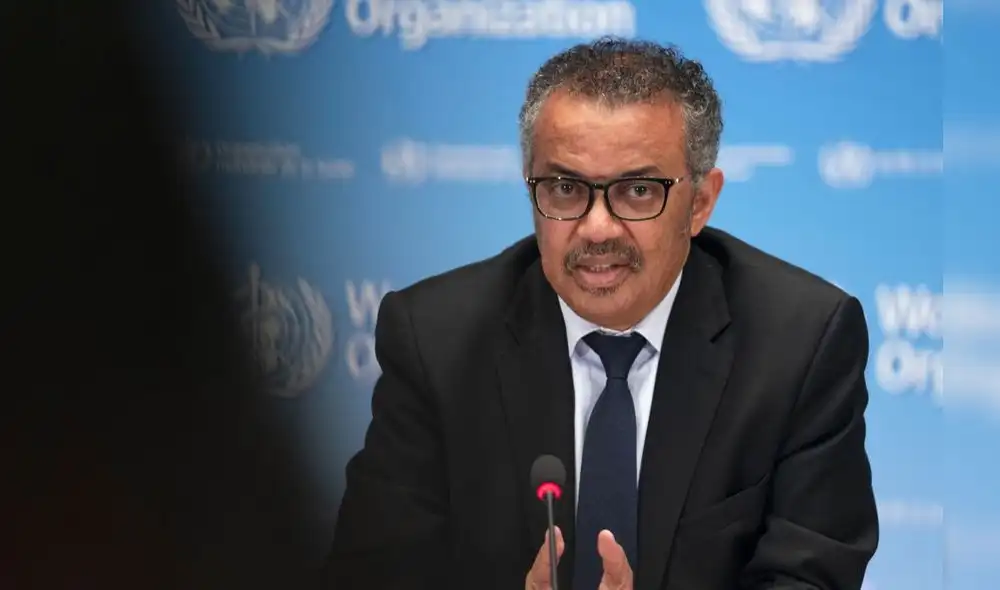 Director general de la OMS, Tedros Adhanom. Foto: AFP. Director general de la OMS, Tedros Adhanom. Foto: AFP.