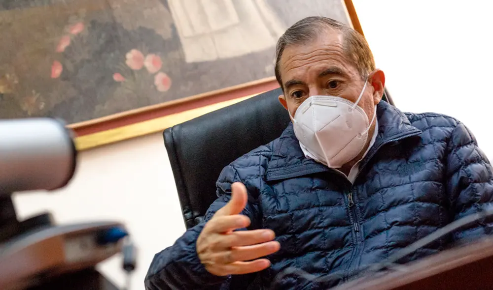 Walter Martos en entrevista con LR. Foto: John Reyes/La República.