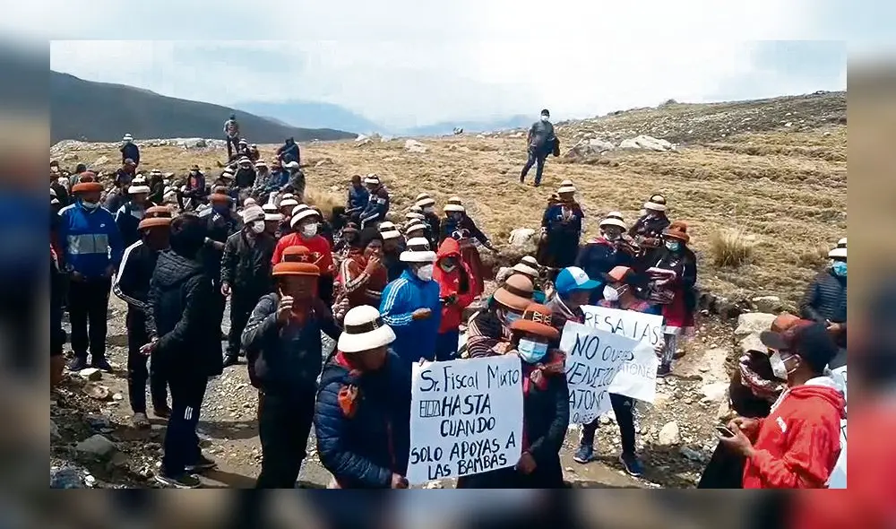 PARO. Pobladores reclaman obras y pago de canon minero.