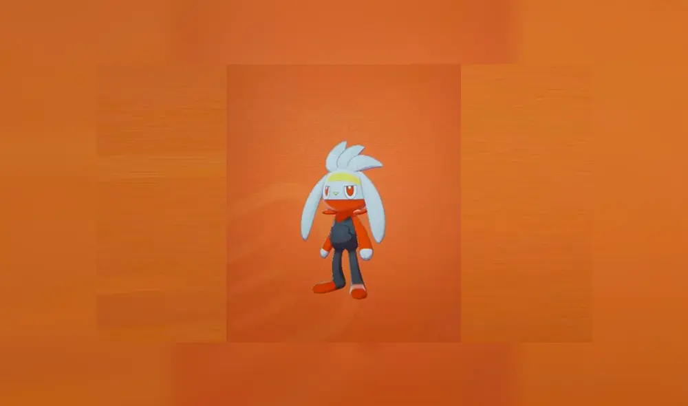 Esta es la evolución intermedia de Scorbunny. Aún no se conoce su nombre.