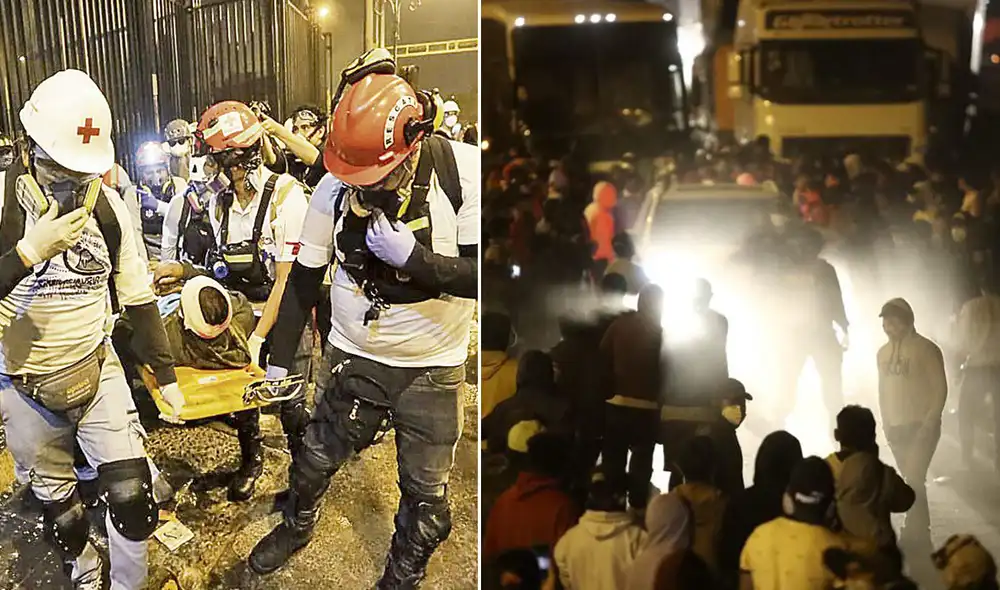 La atención médica de los brigadistas fue fundamental durante las manifestaciones contra la vacancia. Ahora su misión es dar atención a los afectados por las protestas en Ica. Foto: composición La República La atención médica de los brigadistas fue fundamental durante las manifestaciones contra la vacancia. Ahora su misión es dar atención a los afectados por las protestas en Ica. Foto: composición La República