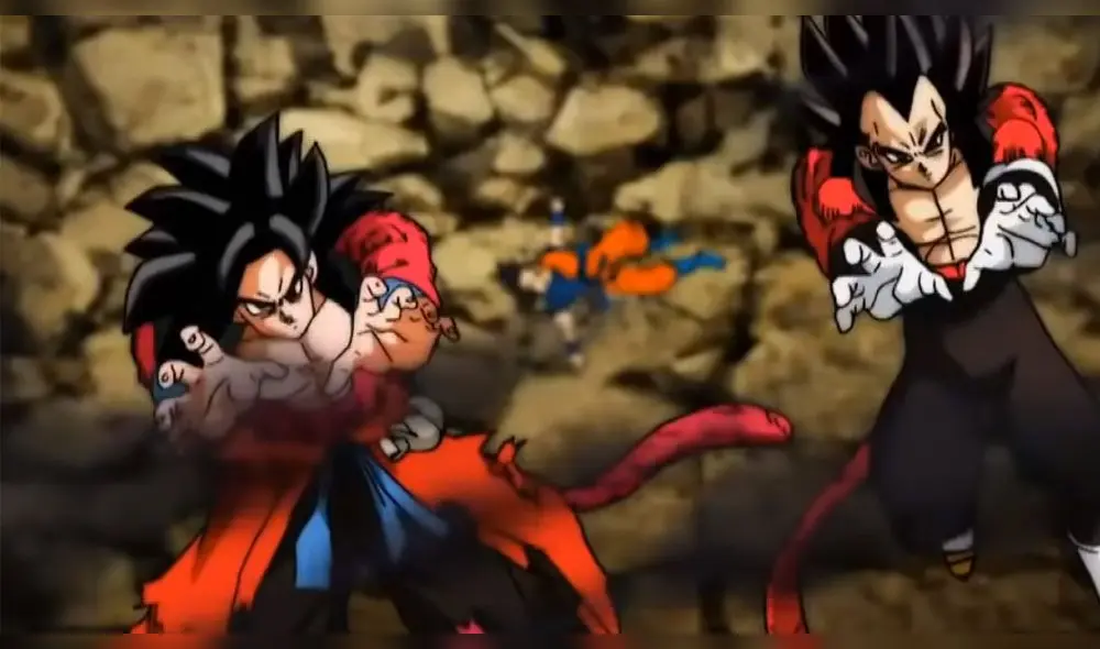 Dragon Ball Heroes emociona con increíble transformación de Goku y Vegeta en super saiyan 4 Dragon Ball Heroes emociona con increíble transformación de Goku y Vegeta en super saiyan 4