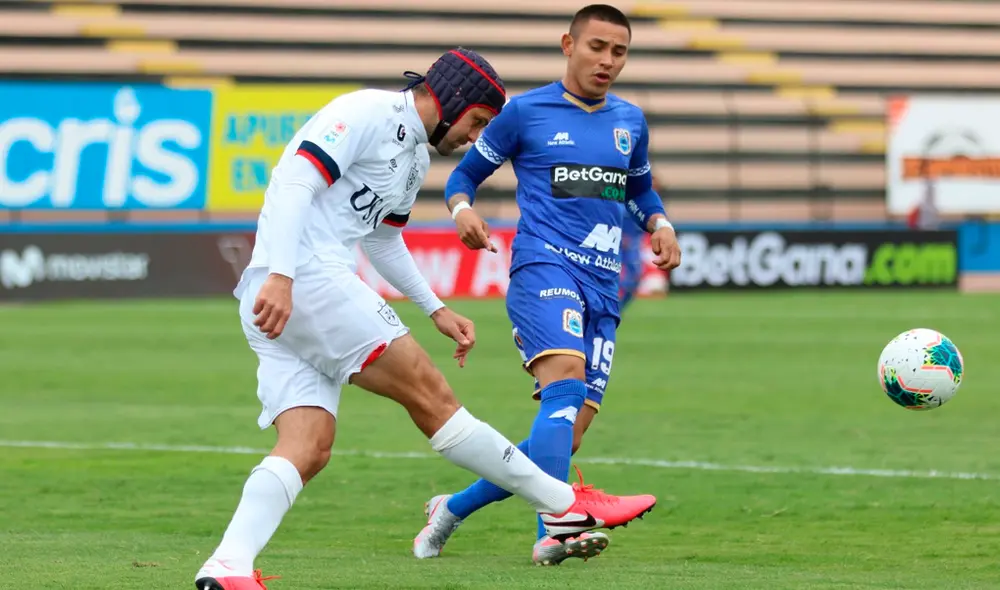 Jean Deza arrancó de titular en el partido San Martín contra Binacional. | Foto: @LigaFutProf