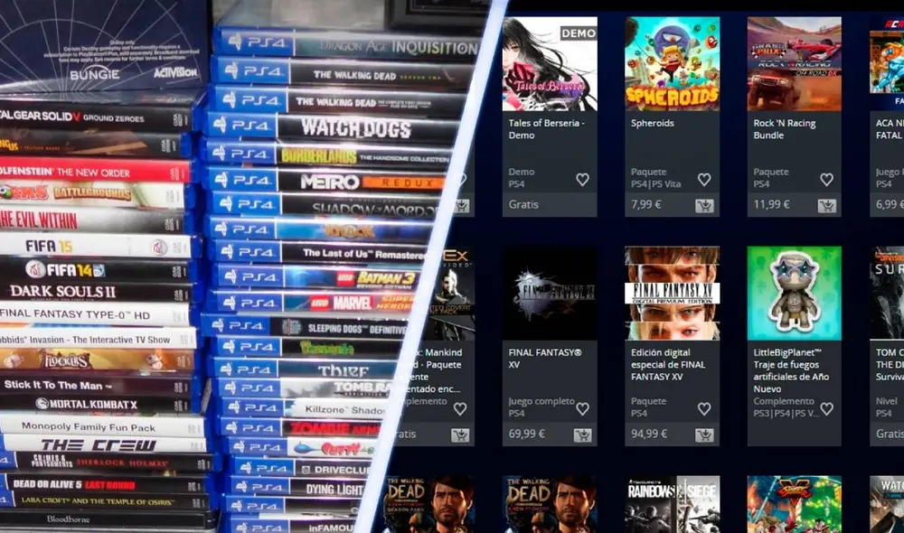 El único sector donde el formato físico sigue siendo prominente es el de las consolas con apenas un 28% del total de ventas. Foto: IGN España