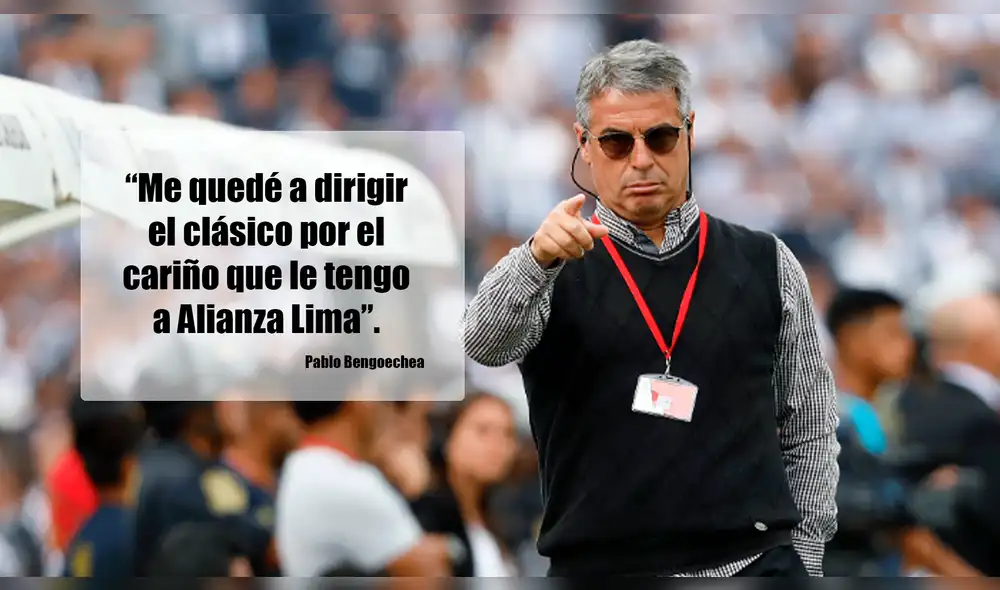 Alianza Lima: Pablo Barbechen confesó que dirigió el clásico por cariño al club. Foto: GLR