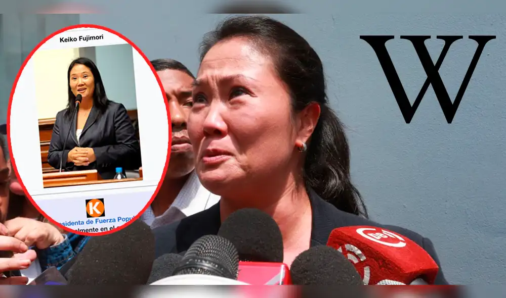 Facebook: conoce el duro calificativo que usó Wikipedia para referirse a Keiko Fujimori [FOTOS]