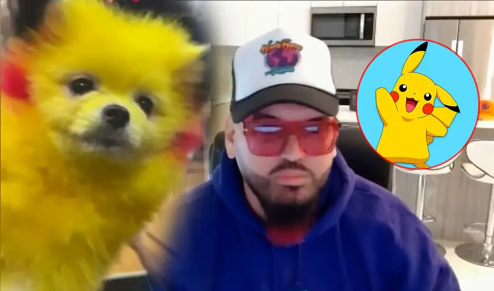 El hombre defendió su decisión de pintar a su perro como Pikachu, a pesar que muchos señalaron que fue maltrato animal. Foto: composición LR/captura NBC/Pokémon