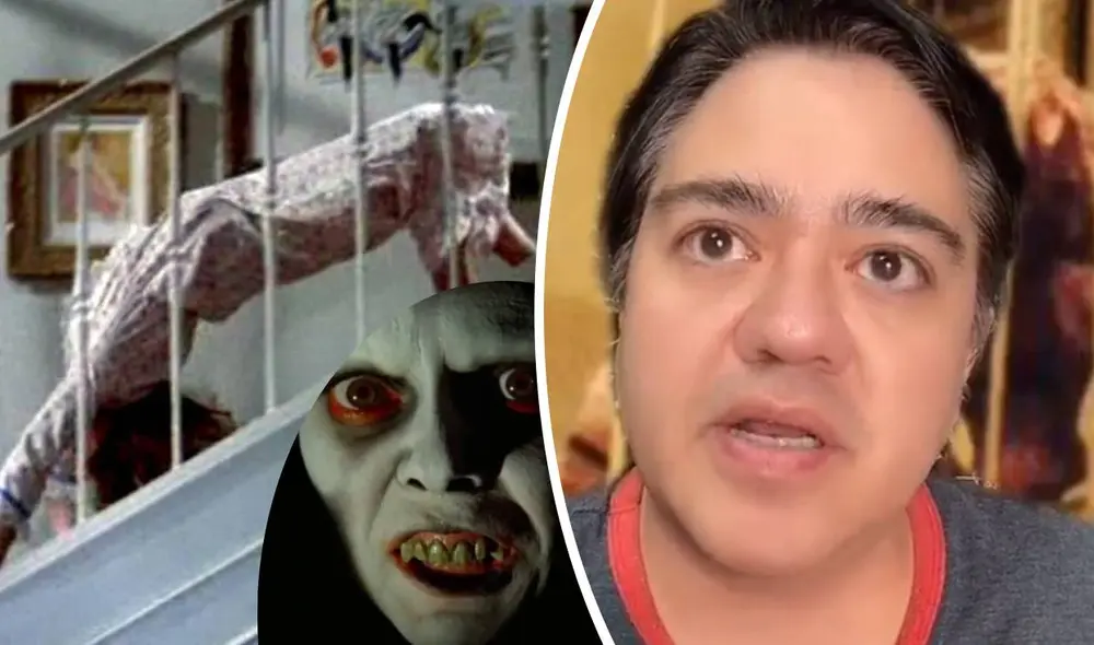Lalo Garza vivió varios episodios extraños cuando dirigió el redoblaje de "El exorcista". Foto: composición/Lalo Garza/TikTok/ Warner Bros