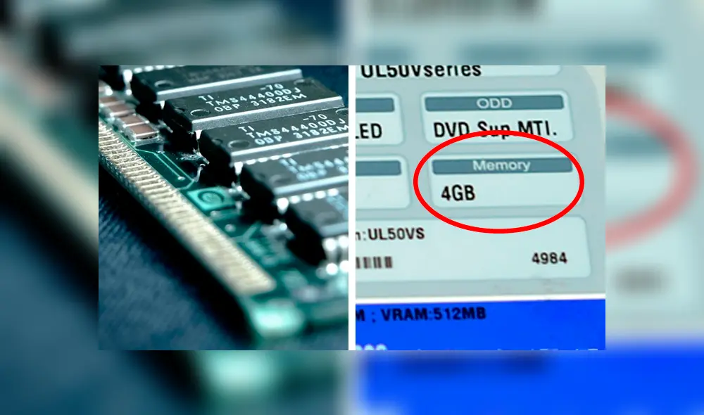 ¿No entiendes a qué se refieren con memoria RAM cuando estás buscando comprar una laptop? Imagen: MuyComputer.