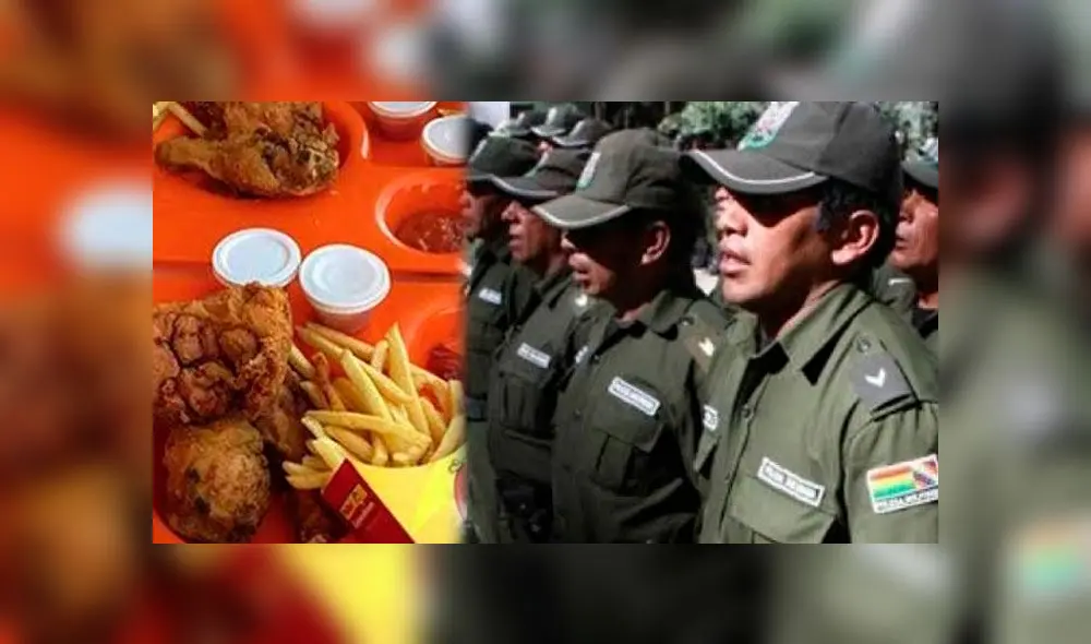 Policía de Bolivia asegura que los ciudadanos llaman para pedir pollo frito a la línea de emergencia. Foto: Composición Policía de Bolivia asegura que los ciudadanos llaman para pedir pollo frito a la línea de emergencia. Foto: Composición