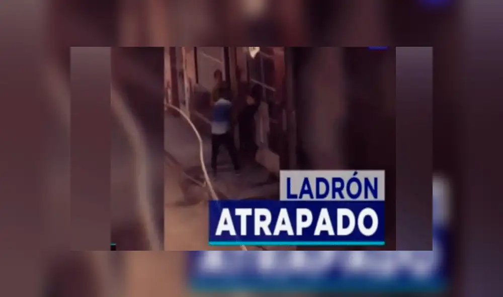 Comas: intentó robar cabina de Internet, pero quedó atrapado en reja [VIDEO]