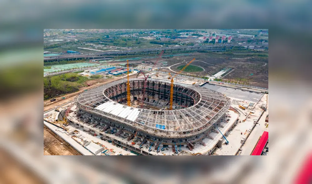 China podría construir otros dos estadios de 80. 000 plazas. Foto: AFP.