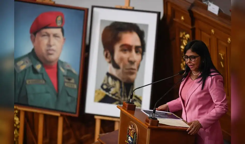 Conductor criticó a la vicepresidenta de Venezuela tras sus comentarios contra Juan Guaidó. Foto: AFP. Conductor criticó a la vicepresidenta de Venezuela tras sus comentarios contra Juan Guaidó. Foto: AFP.