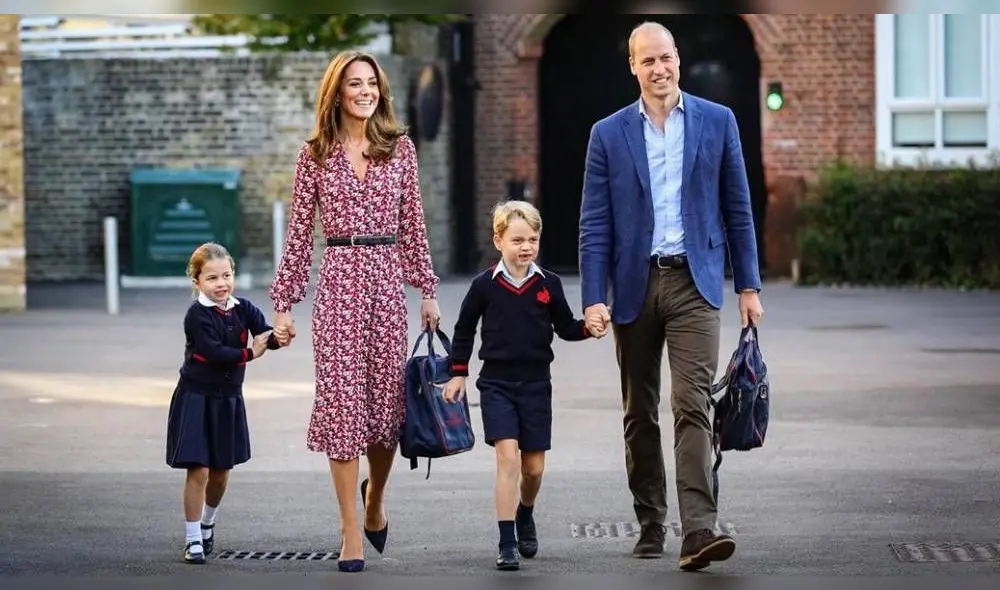 Los hijos mayores de la pareja real asisten al colegio Thomas' Battersea desde el 2017. (Foto: AFP)