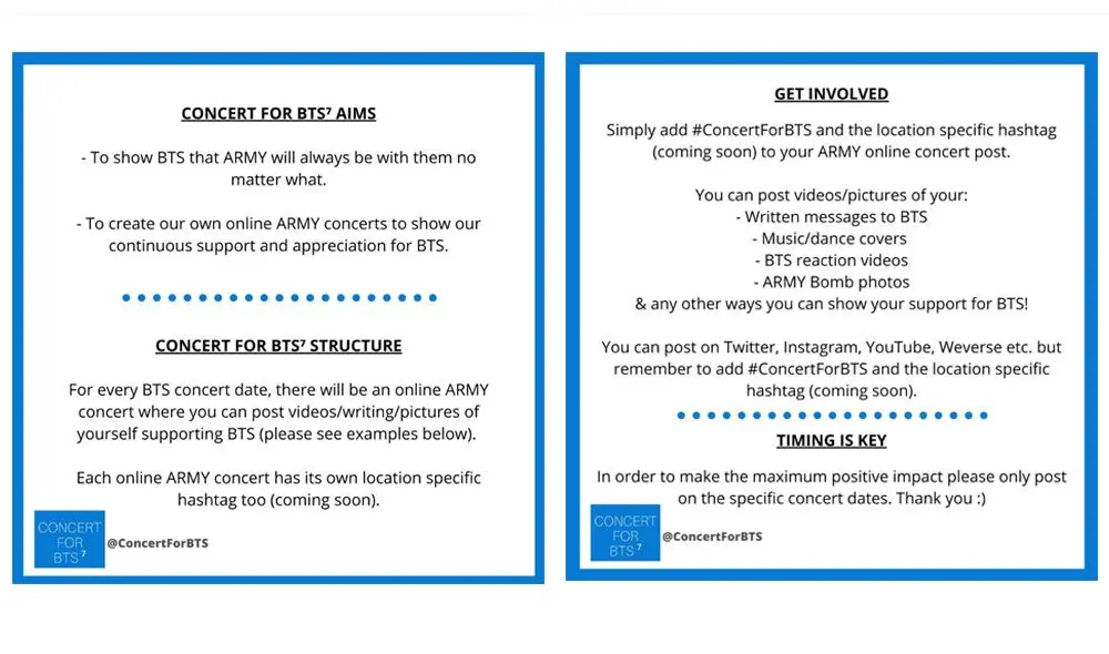 Proyecto Concert for BTS