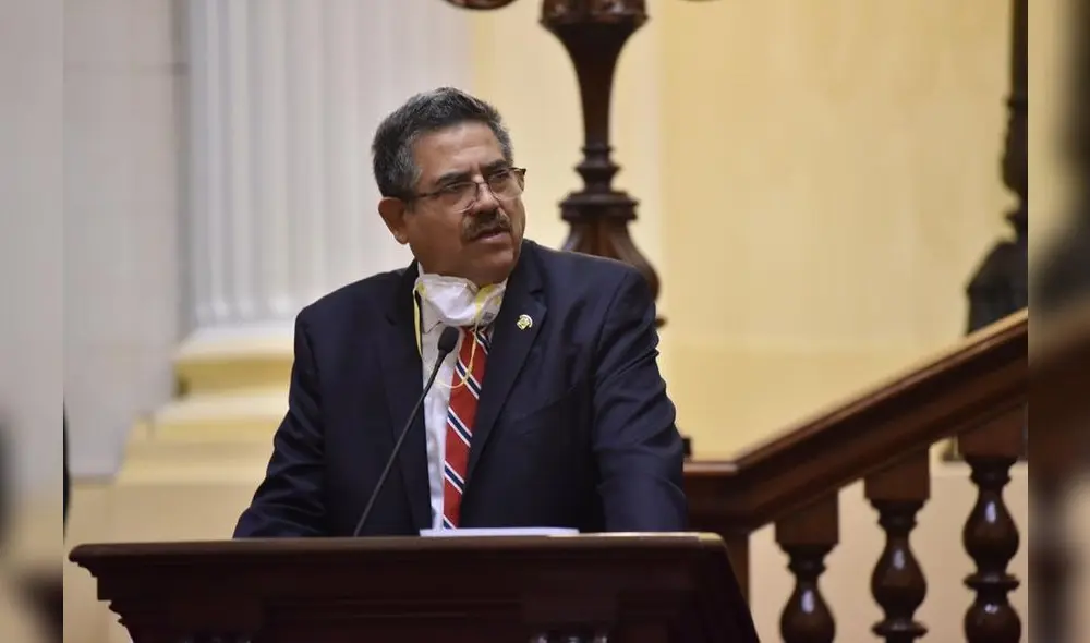 Manuel Merino señaló que la ley del retiro del 25 % de las AFP son en beneficio de la población. Foto: Melissa Merino/La República.