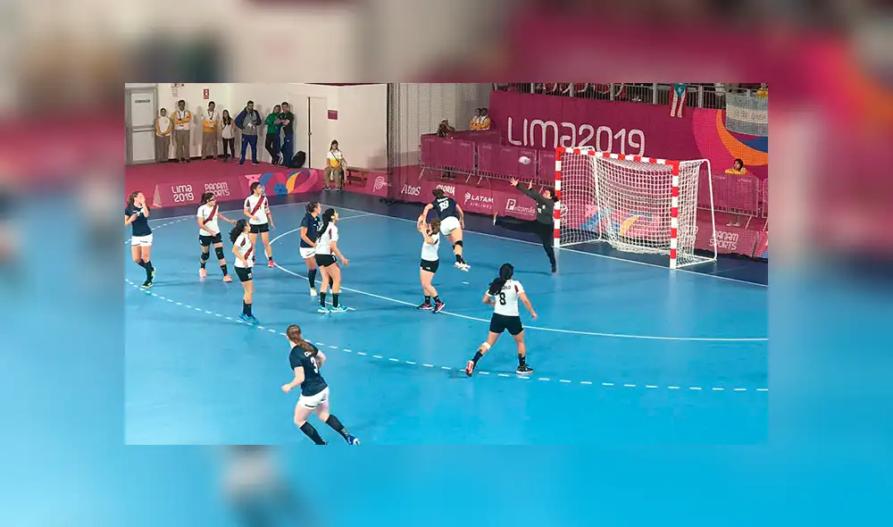Perú quedó fuera de opción al podio de los Panamericanos en balónmano. Créditos: Prensa COA