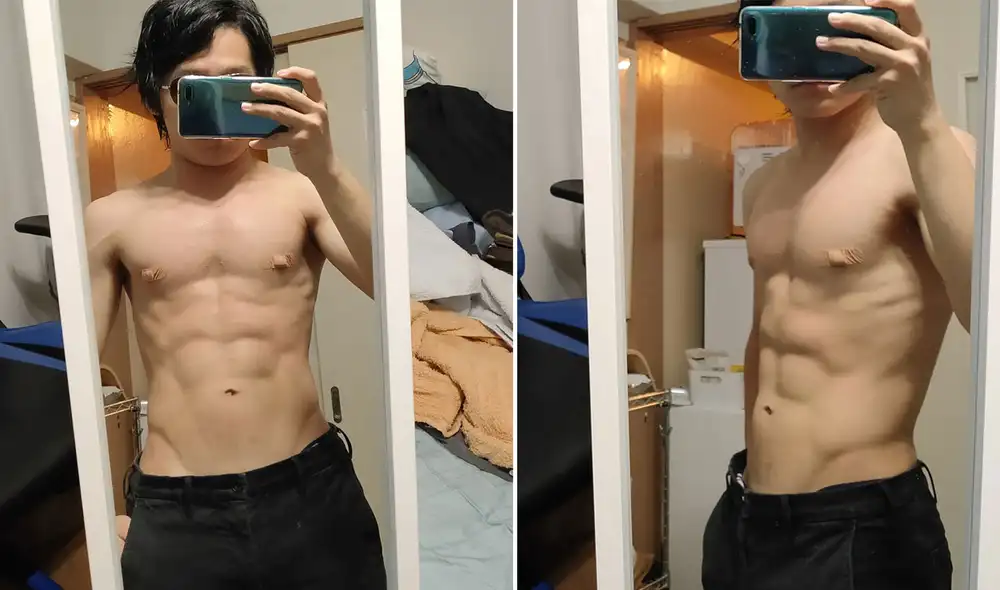 El chico cuenta que bajó considerablemente de peso con los ejercicios de este juego. Foto: Twitter