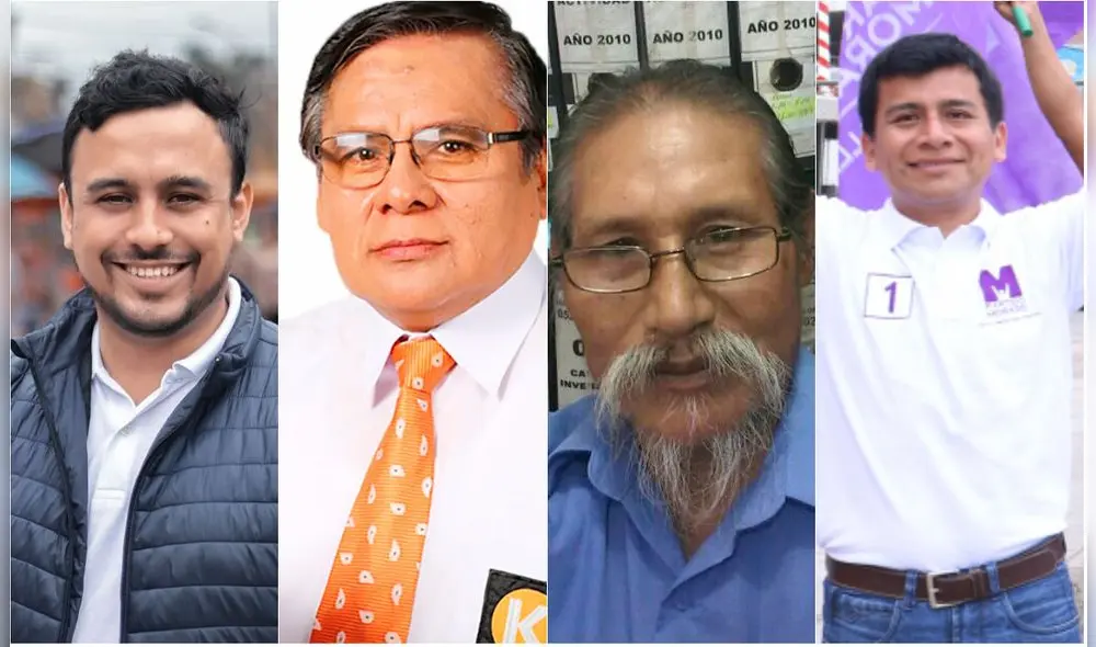 Paul García Oviedo, Marco Antonio Pichilingue Gómez, Alcides Rayme Marín y Miguel Ángel Gonzáles Santos son los nuevos parlamentarios del Callao. Foto: Facebook.