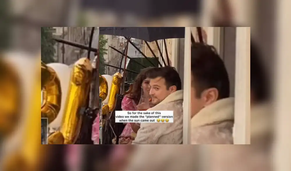 Video es viral en Facebook. El joven quiso darle la mejor sorpresa de cumpleaños a su enamorada, sin imaginar que el clima terminaría dañando sus planes.