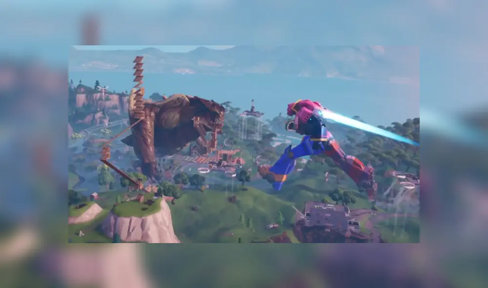 Las mejores postales del evento del fin de la temporada 9 en Fortnite. Revive la batalla entre el Monstruo y el Robot desde todo ángulo.
