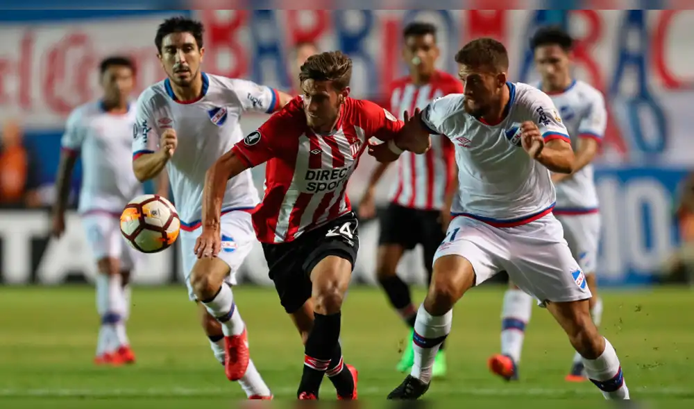Estudiantes de la Plata igualó sin goles ante Nacional por la Copa Libertadores