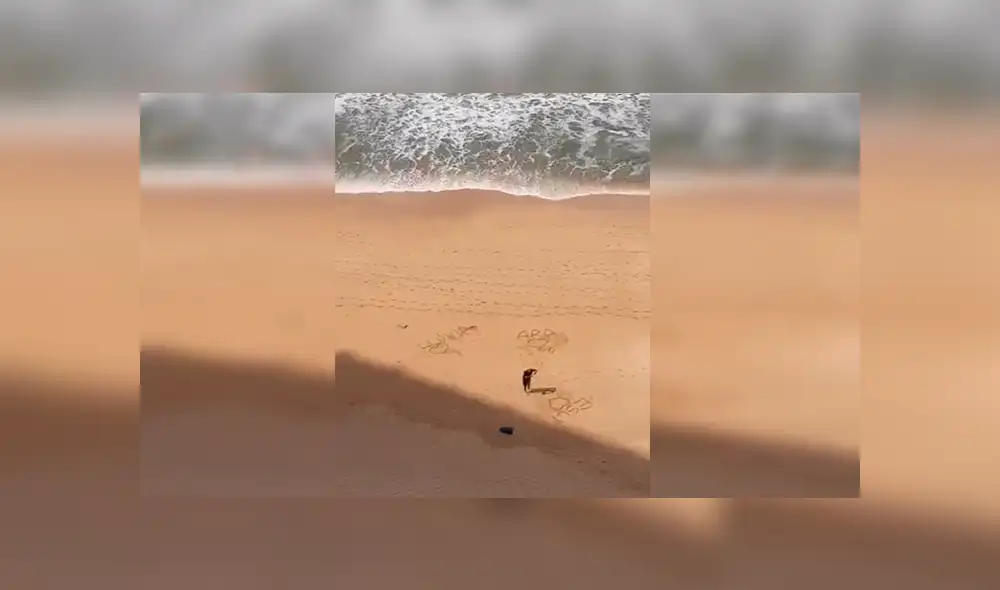 Facebook viral: captan a joven infiel cuando enviaba mensajes de amor a sus parejas en la playa [VIDEO] 