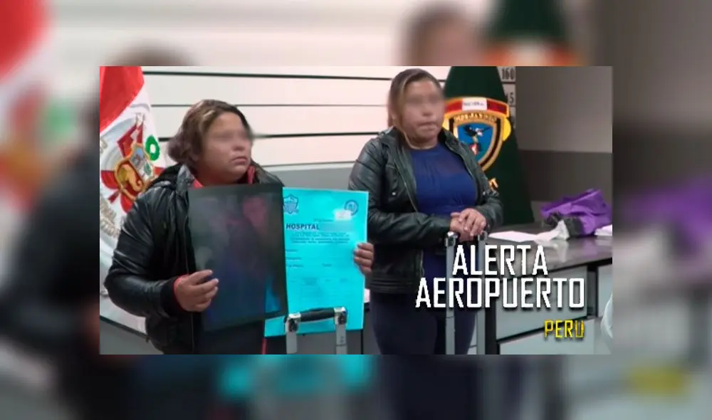 La mujer almacenaba 42 cápsulas de droga en su interior. Créditos: Composición