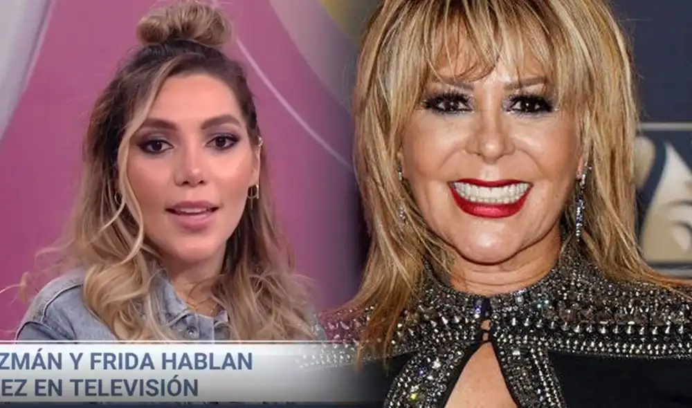 "Para ser feliz, te necesito en mi vida", le dijo Frida a su madre durante el programa en vivo. Foto: captura/Univisión