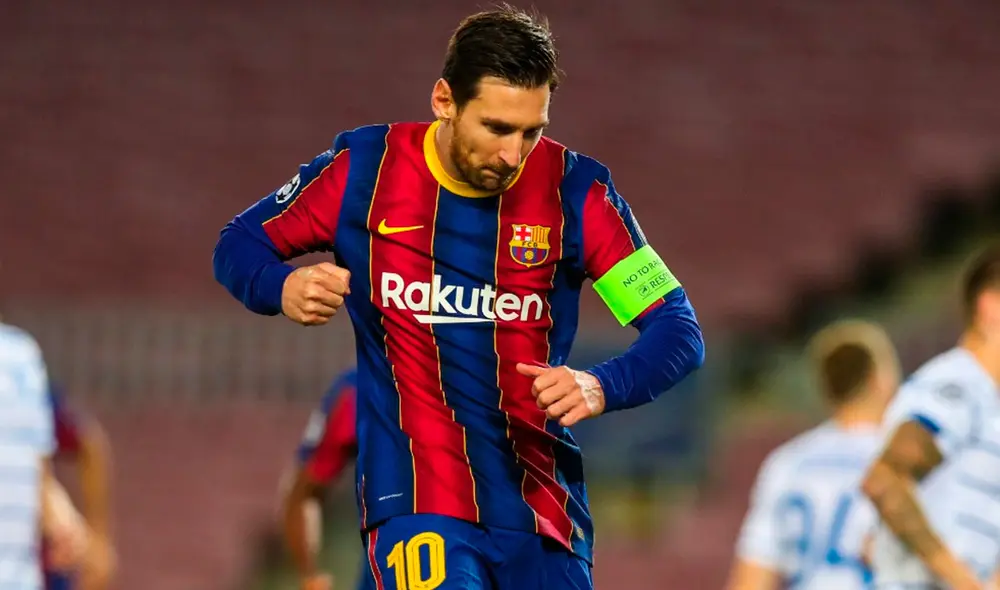 Lionel Messi anotó de penal ante Juventus, Ferencvaros y Dinamo. Foto: Twitter @FCBarcelona_es Lionel Messi anotó de penal ante Juventus, Ferencvaros y Dinamo. Foto: Twitter @FCBarcelona_es