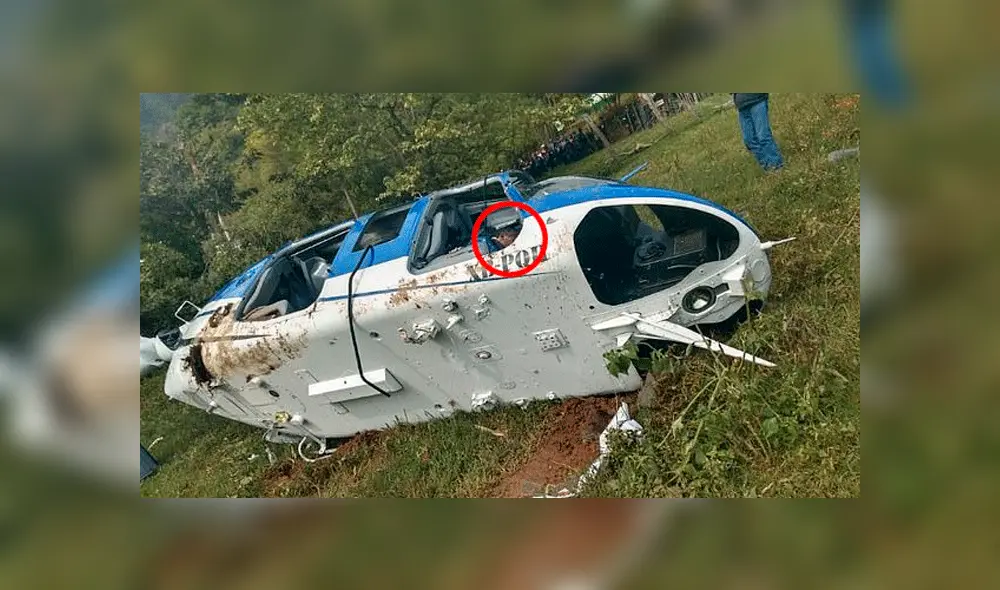 Un piloto muerto y un narcotraficante fugado: helicóptero cae en misterioso accidente Un piloto muerto y un narcotraficante fugado: helicóptero cae en misterioso accidente