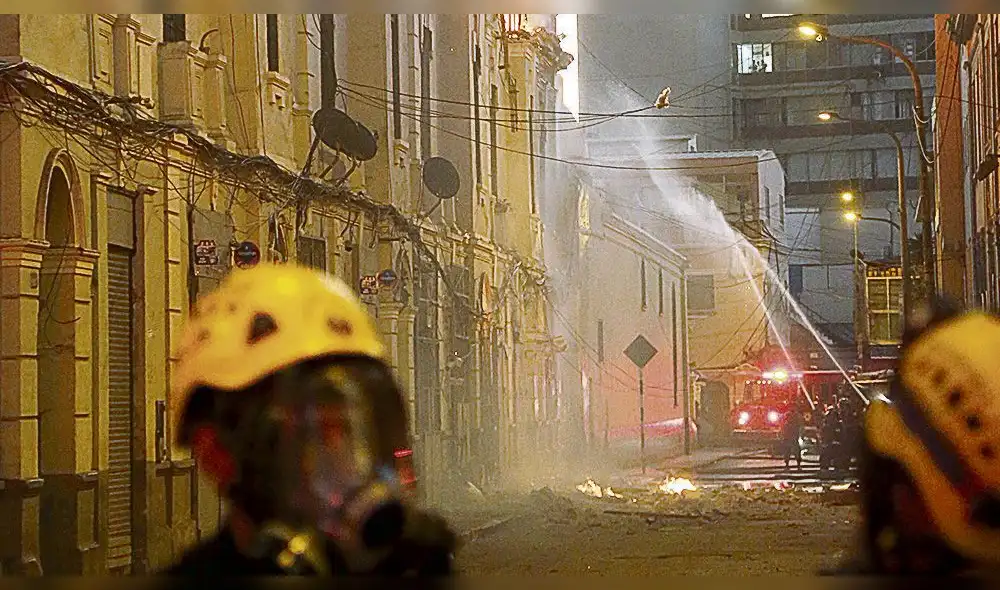 Incendio en Mesa Redonda