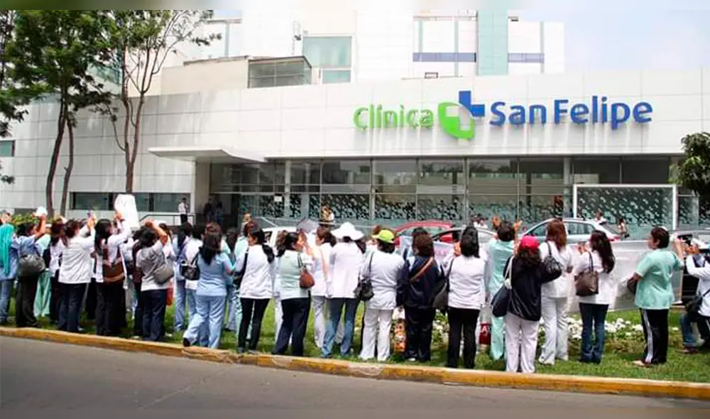 Los enfermeros de la clínica señalan que sus demandas no son atendidas hace meses. Foto: difusión.