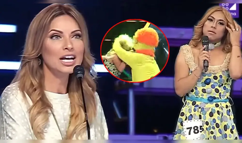 Karina Rivera en “shock” por imitación de Dayanita junto a entrañable personaje 