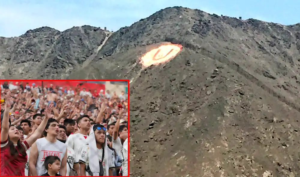 Hinchas de Universitario se organizaron para volver a pintar la insignia 'merengue', luego que un hincha de Alianza Lima lo borrara en la previa de la final de Copa Libertadores 2019.