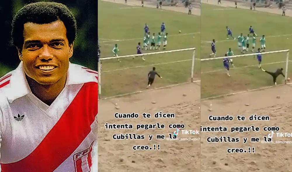 Gol de Teófilo Cubillas fue emulado en un partido de fútbol amateur. Foto: composición de LR