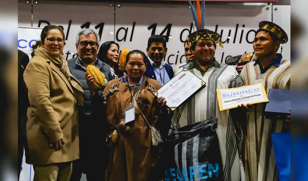 Productores Yanesha ganan premio al mejor cacao de todo el Perú 