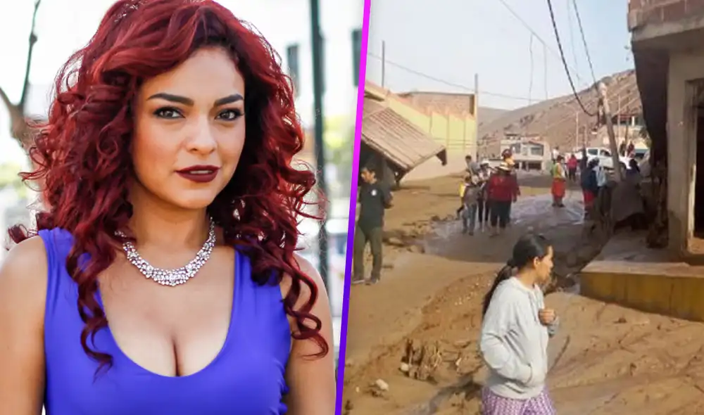 Cielo Torres: "Todo mi amor para mi tierra". Foto: Composición.